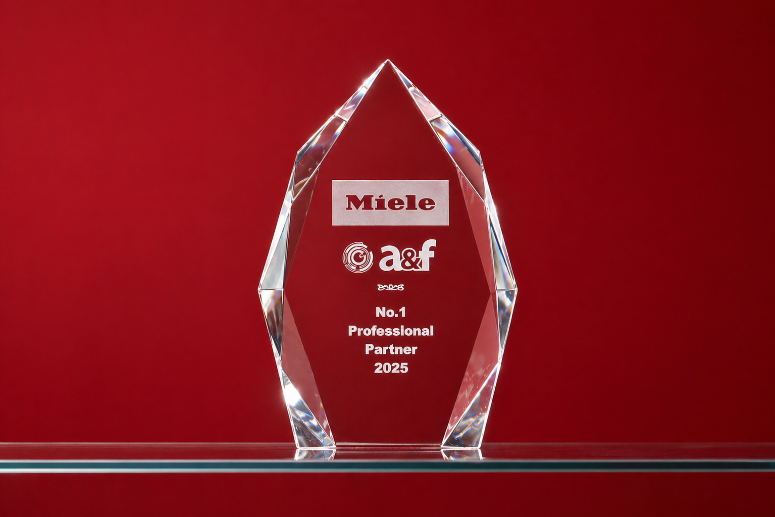 Miele Professional UK No.1 Partner award